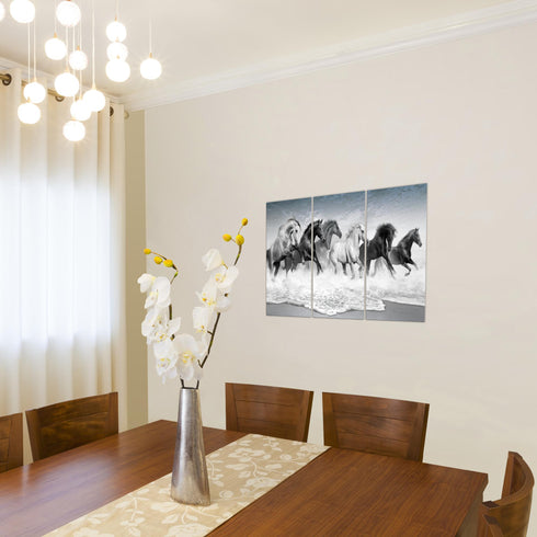 Wandbilder Wohnzimmer XXL Pferde Moderne Bilder Tiere